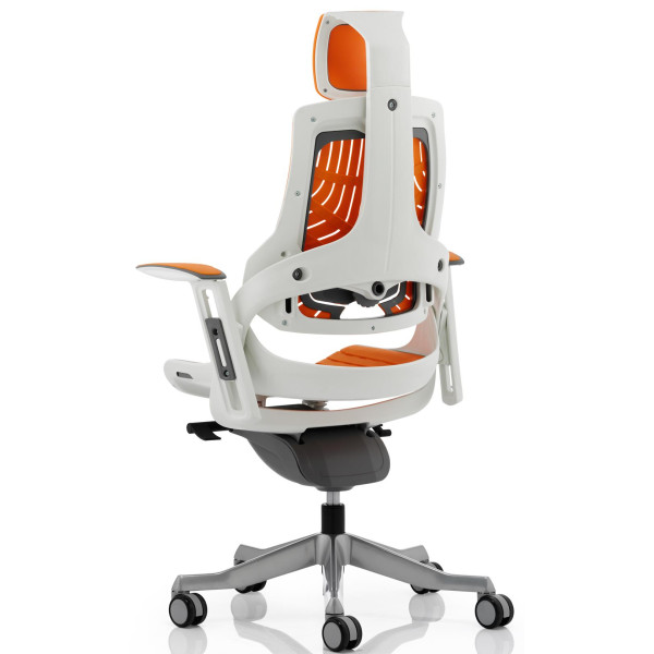 Zure Orange Elastic Ergonomic Office Chair
